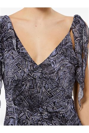 Abito lungo Tylena asimmetrico in seta ISABEL MARANT | RO1080FAD2J05I30FN